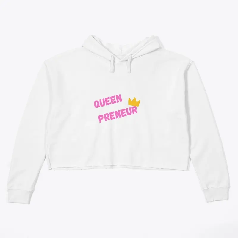 Queen Preneur Cropped hoodie (Women)